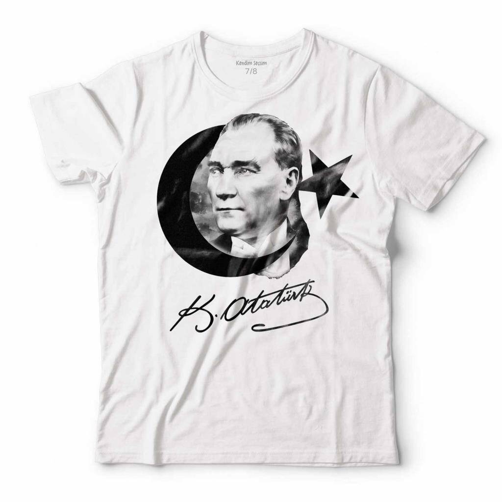 Gazi Mustafa Kemal Atatürk Türk Bayrağı Çocuk Tişört