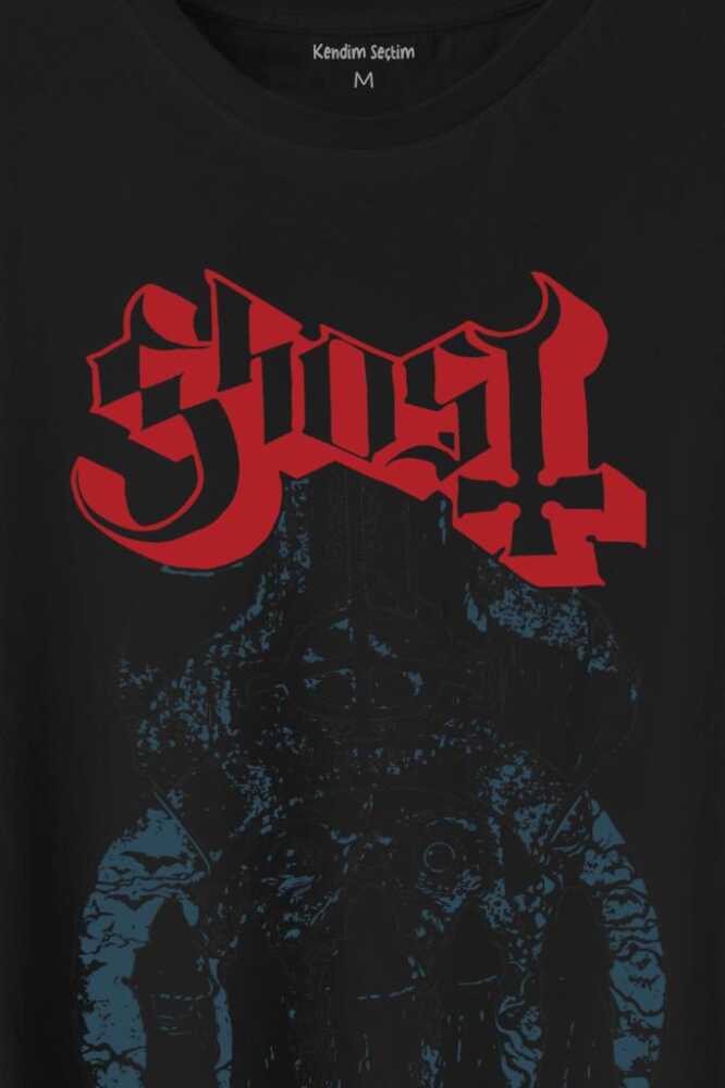 Ghost Bc Papaz Kilise Hayalet Baskılı Tişört Unisex T-Shirt - 2