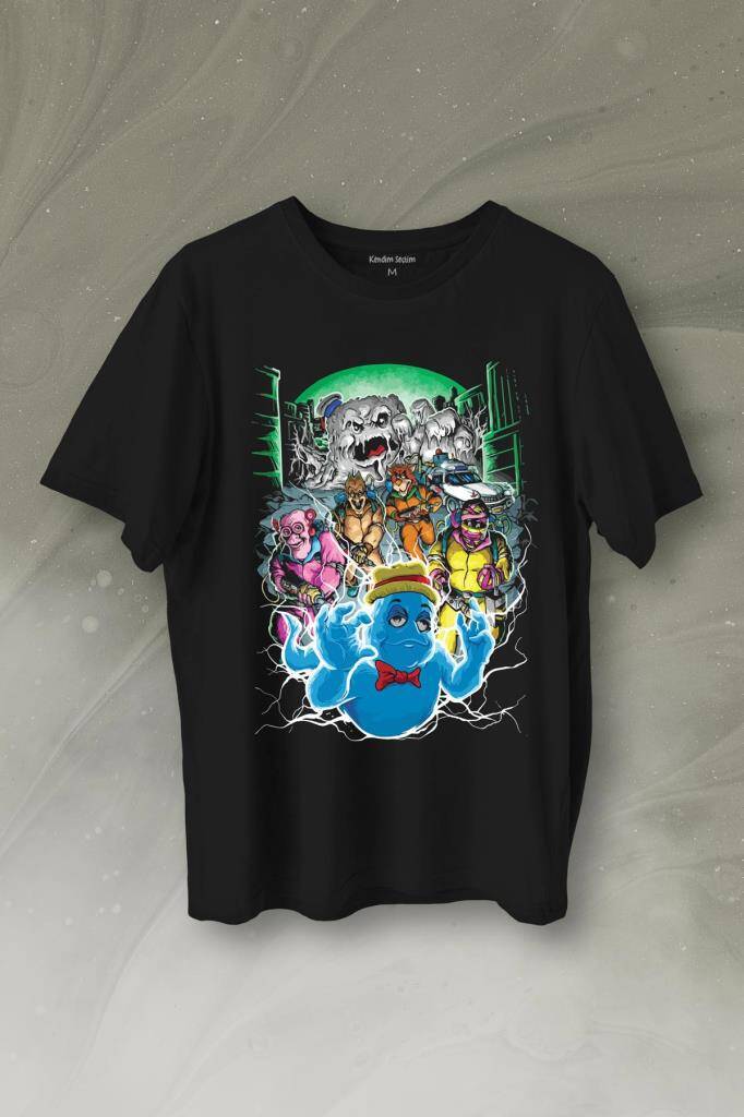 Ghostbusters Hayalet Avcıları Cerealbusters Baskılı Tişört Unisex