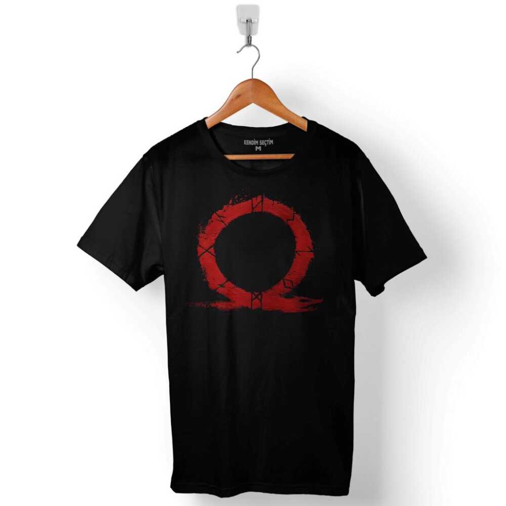 God Of War Logo Baskılı Tişört Unisex