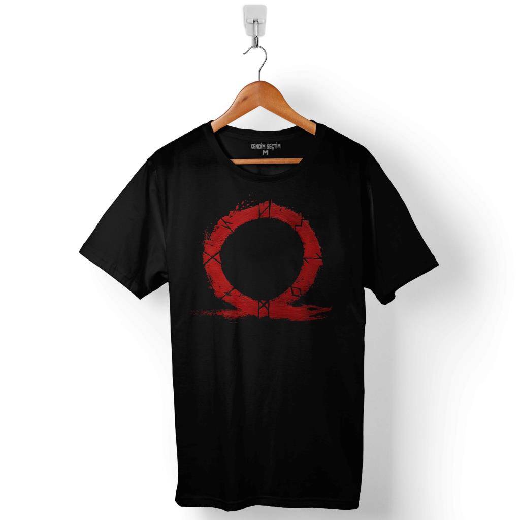 God Of War Logo Baskılı Tişört Unisex