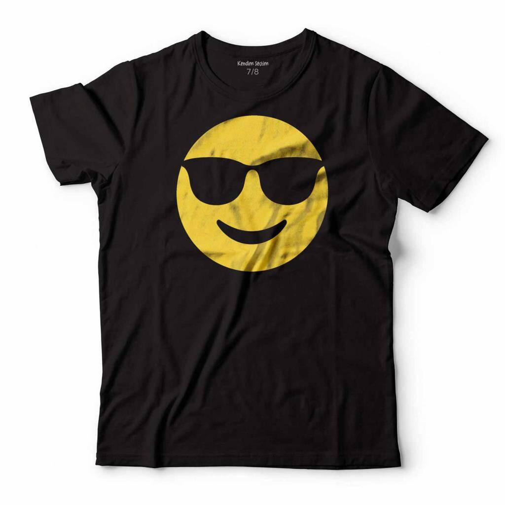 Gözlük Emoji Icon Smile Glasses Çocuk Tişört