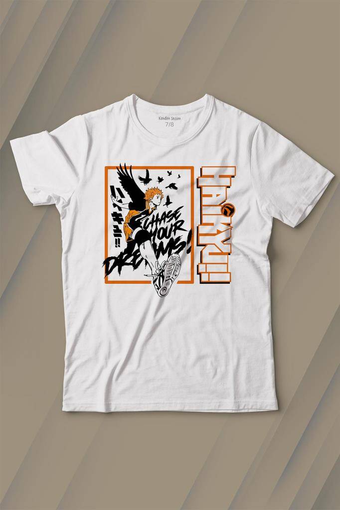 Haikyuu Fly Anime Baskılı Tişört Çocuk T-shirt