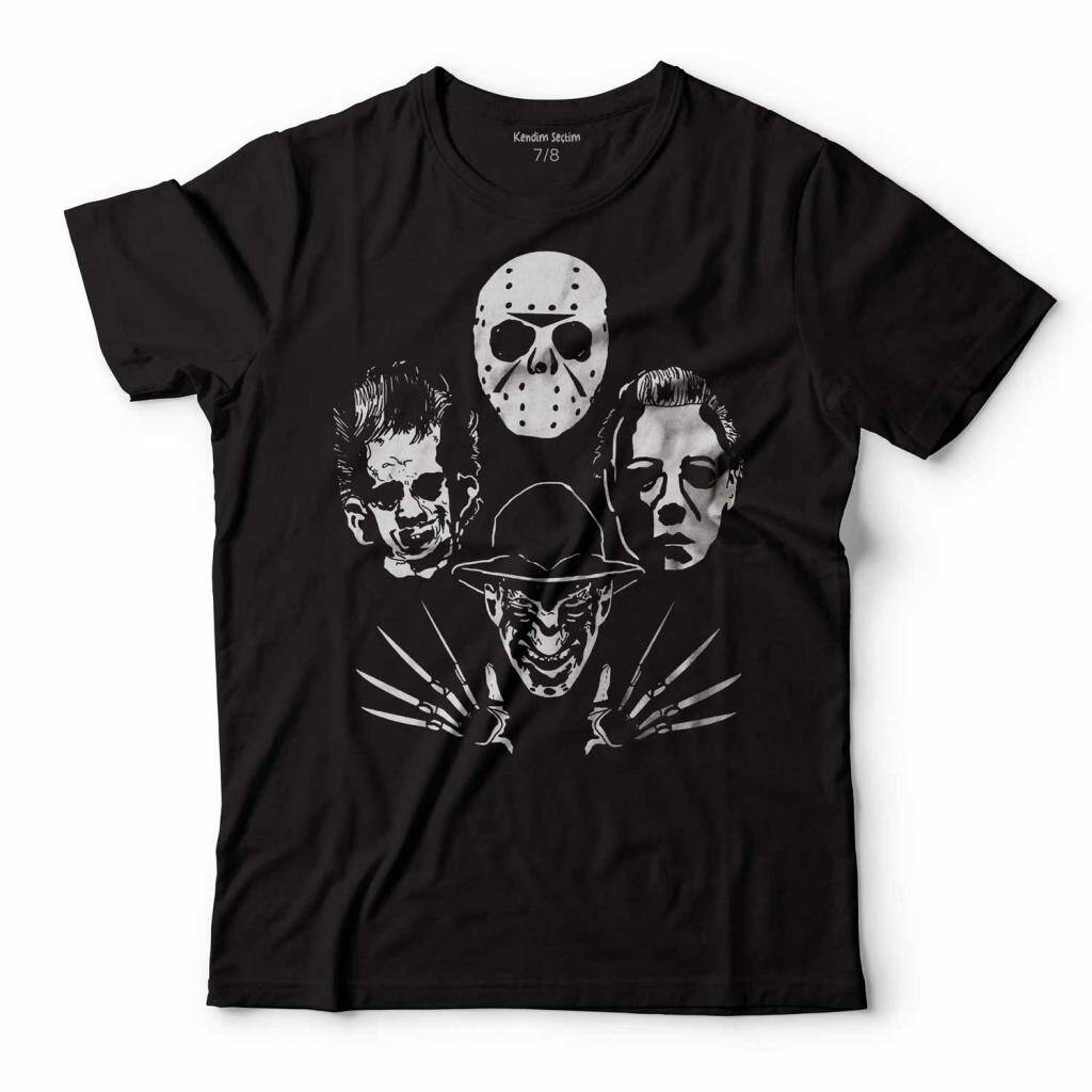 Horror Rhapsody Freddy Krueger Silueti Çocuk Tişört