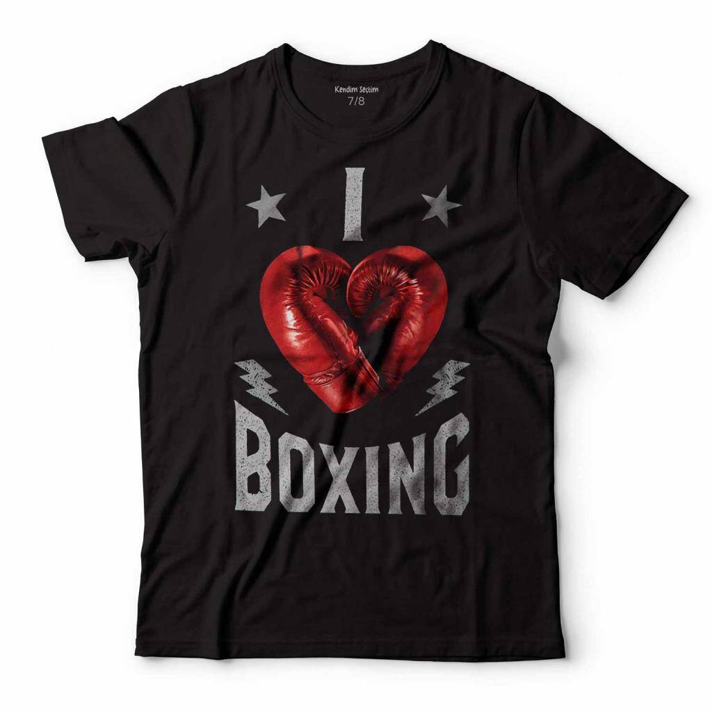 I Love Boxing Boks Ring Muhammed Ali Çocuk Tişört