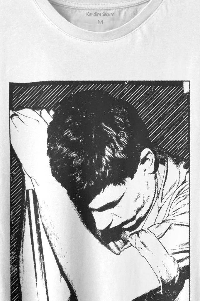 Joy Division Ian Curtis 90S Rock Punk Uk Baskılı Tişört Unisex T-shirt - 2