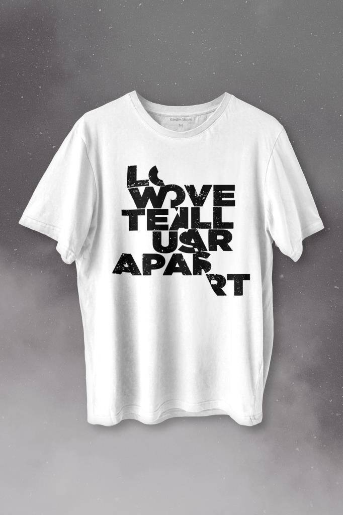 Joy Division Love Will Tear Us Ian Curtıs Baskılı Tişört Unisex T-shirt