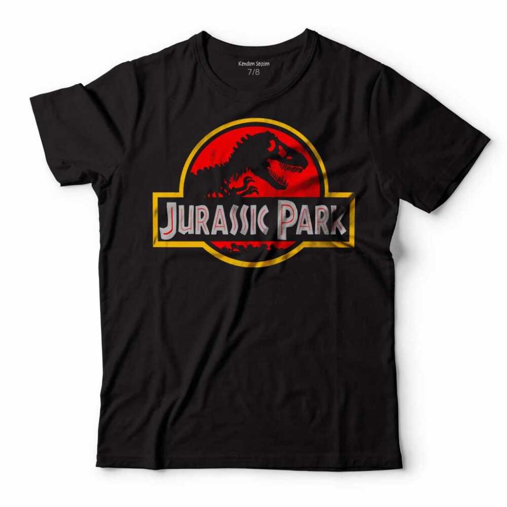Jurassic Park Dinozor Çocuk Tişört Siyah