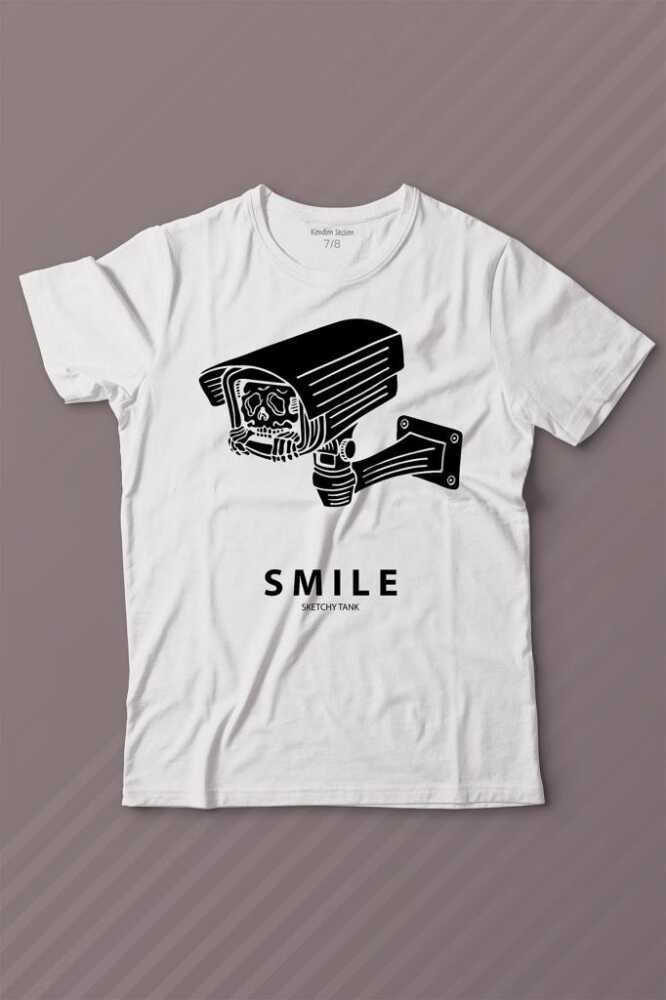 Kamera Smile Selfie Big Brother Baskılı Çocuk Tişört