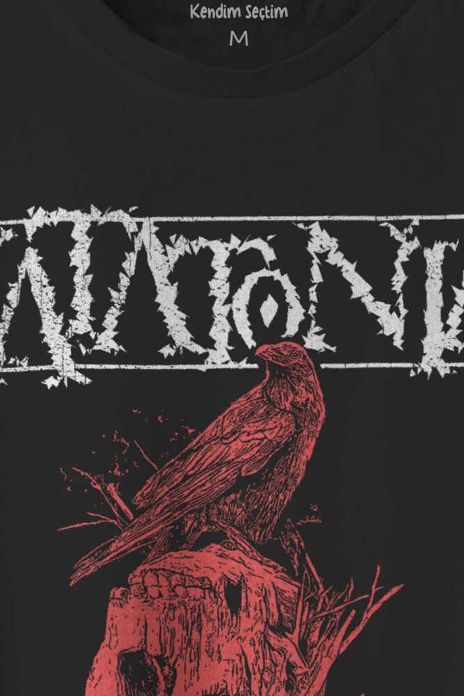 Katatonia Doom Metal Music Baskılı Siyah Regular Fit T-shirt (1)