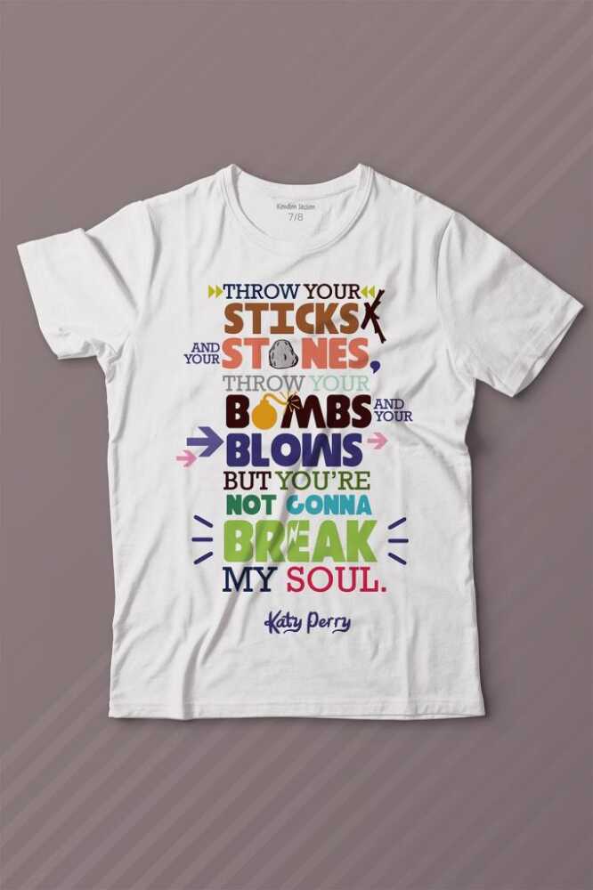 Katty Pery Music Müzik Pop Baskılı Tişört Çocuk T-shirt