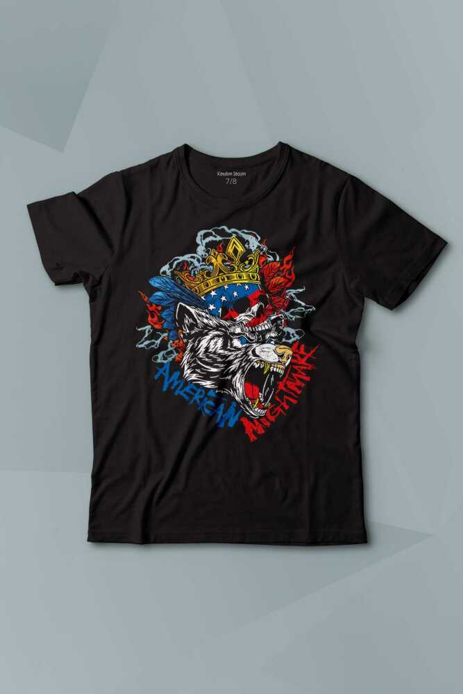Kısa Kollu T-shirt Cody Rhodes Nightmare Wwe Amerikan Güreşi Baskılı Çocuk Tişört Kısa Kollu