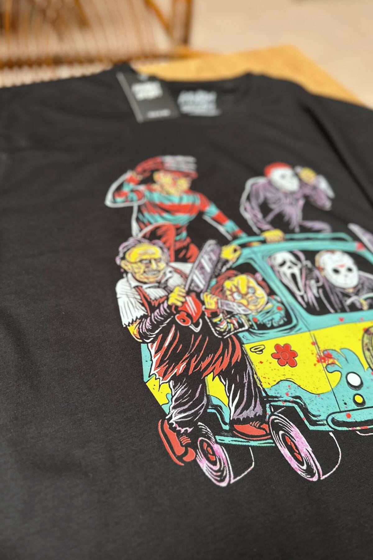 Korku Filmi Halloween Chucky Freddy Cadılar Movie Film Sinema Baskılı Tişört Unisex - 3