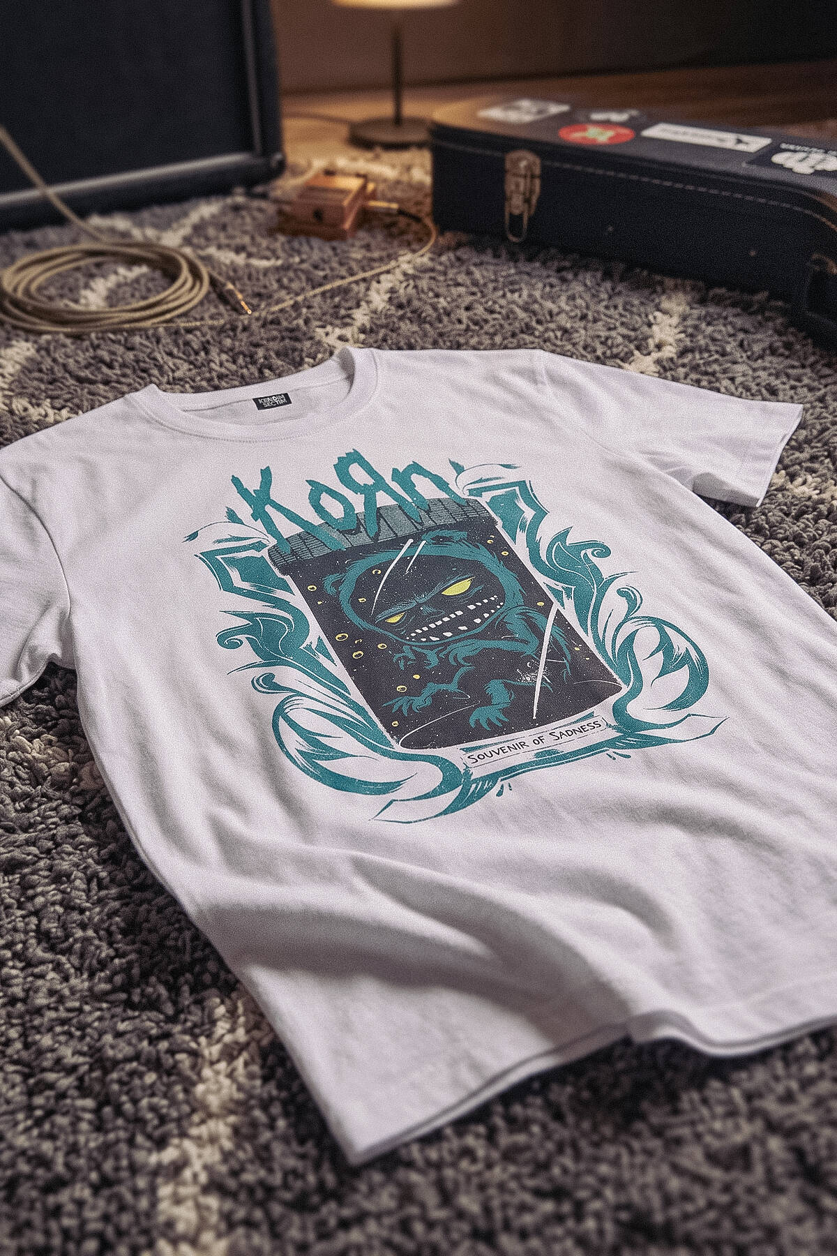 Korn Souvonir Of Sadness Metal Rock Baskılı Tişört Unisex T-shirt (1)