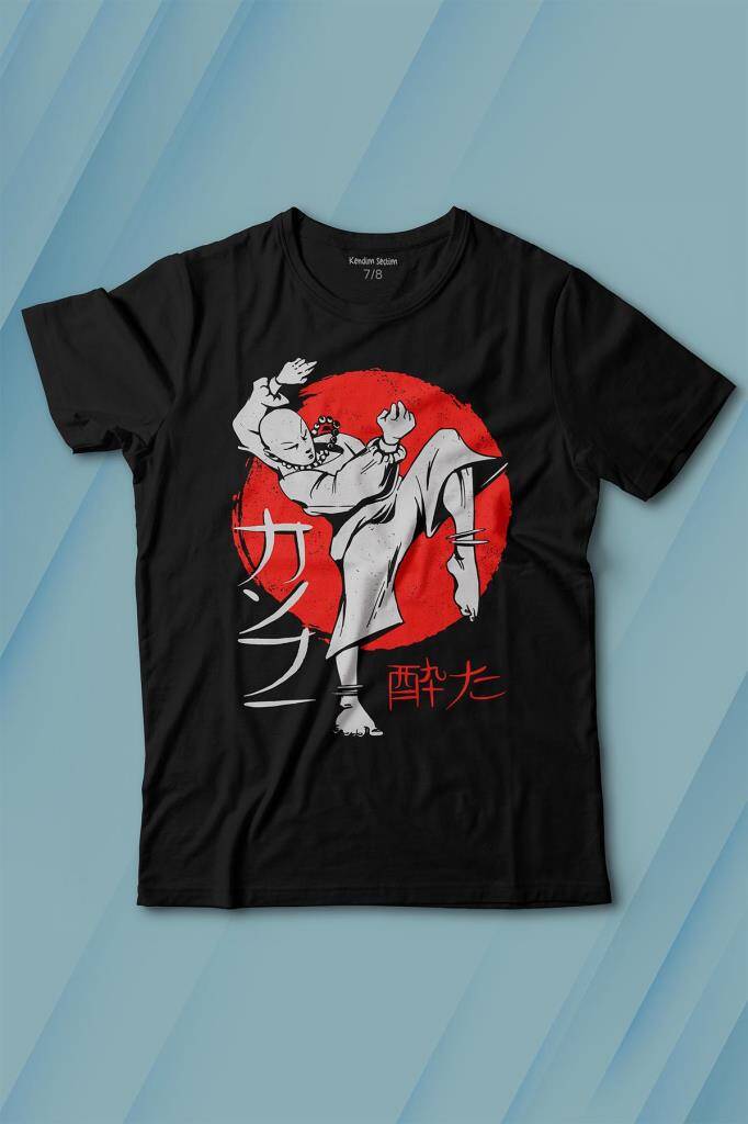 Kung Fu Uzak Doğu Spor Japonca Japanese Baskılı Çocuk Tişört