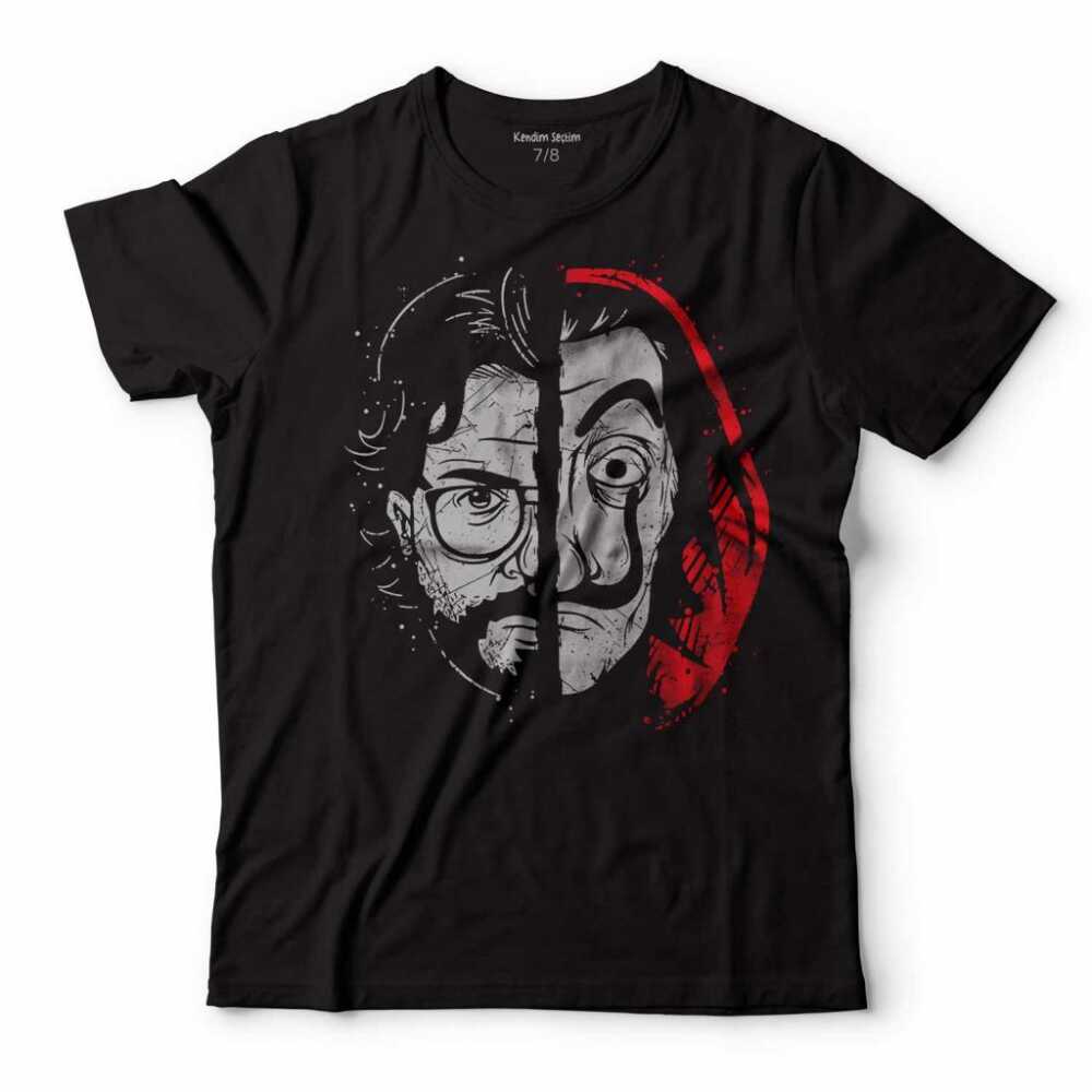 La Casa De Papel Dali Maske Mask Çocuk Tişört