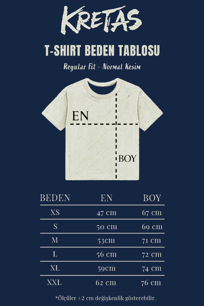 Lacivert Erkek Tişört Basic Regular Loose Fit T-shirt - 8