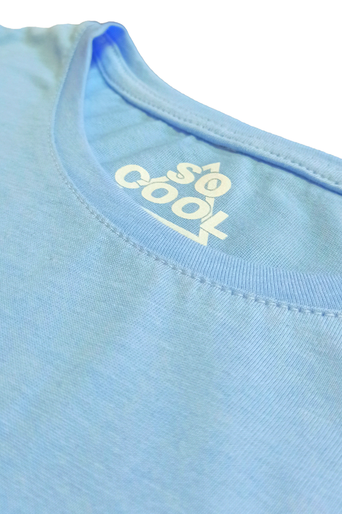 Light Blue Crop T-shirt Müzik Nota Sol Anahtarı Music Mavi Renk Kadın Tişört Baby Tee (1)