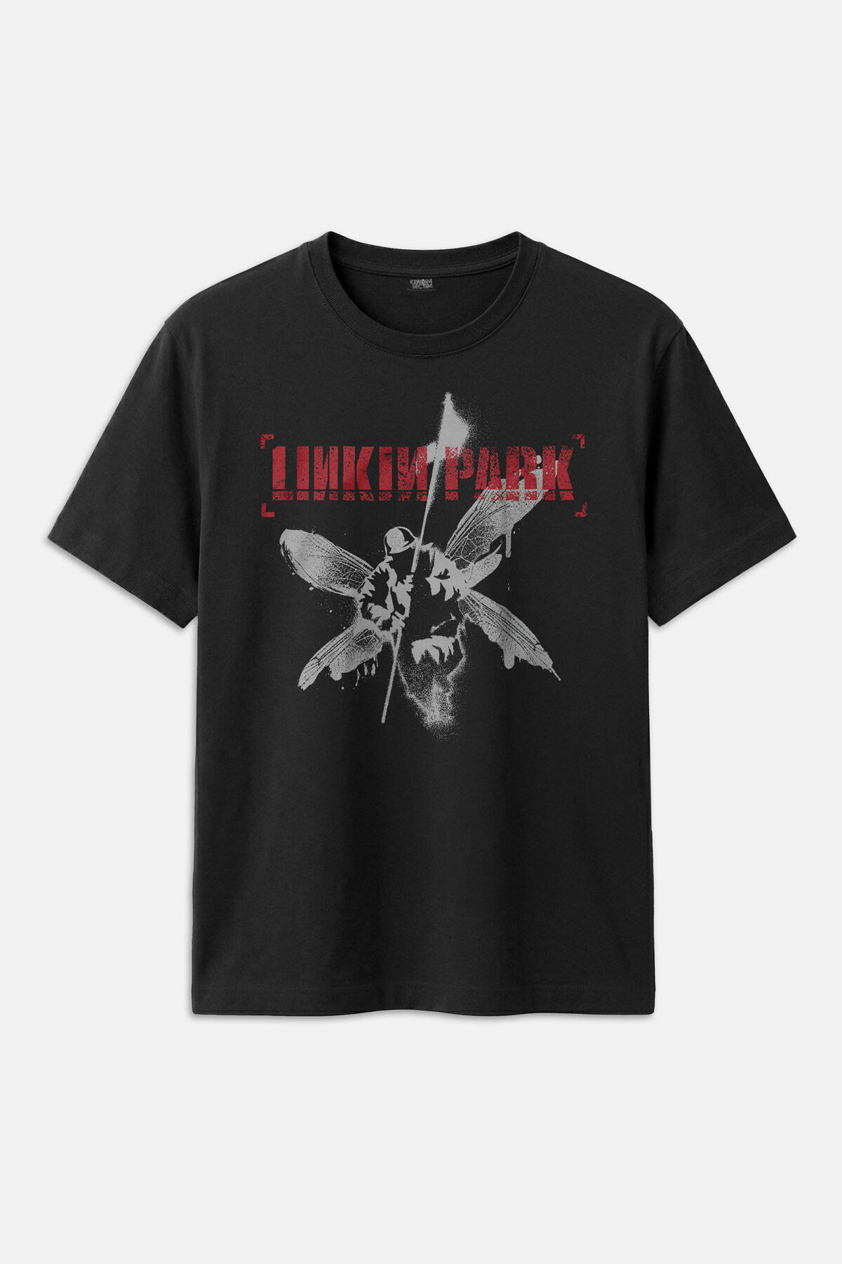 Linkin Park Hybrid Theory Metal Müzik Gitar Music Baskılı Siyah Regular Fit Tişört - 1
