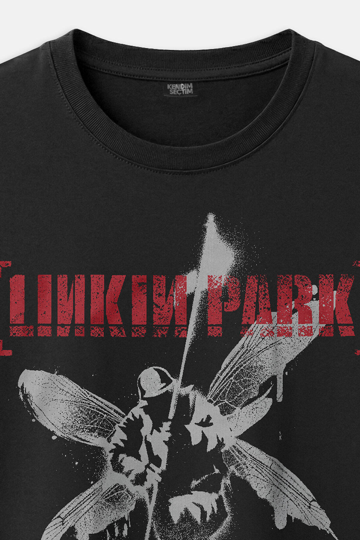 Linkin Park Hybrid Theory Metal Müzik Gitar Music Baskılı Siyah Regular Fit Tişört - 2