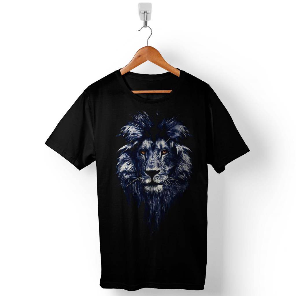 Lion Aslan Silhouette Silueti Arslan Baskılı Tişört Unisex