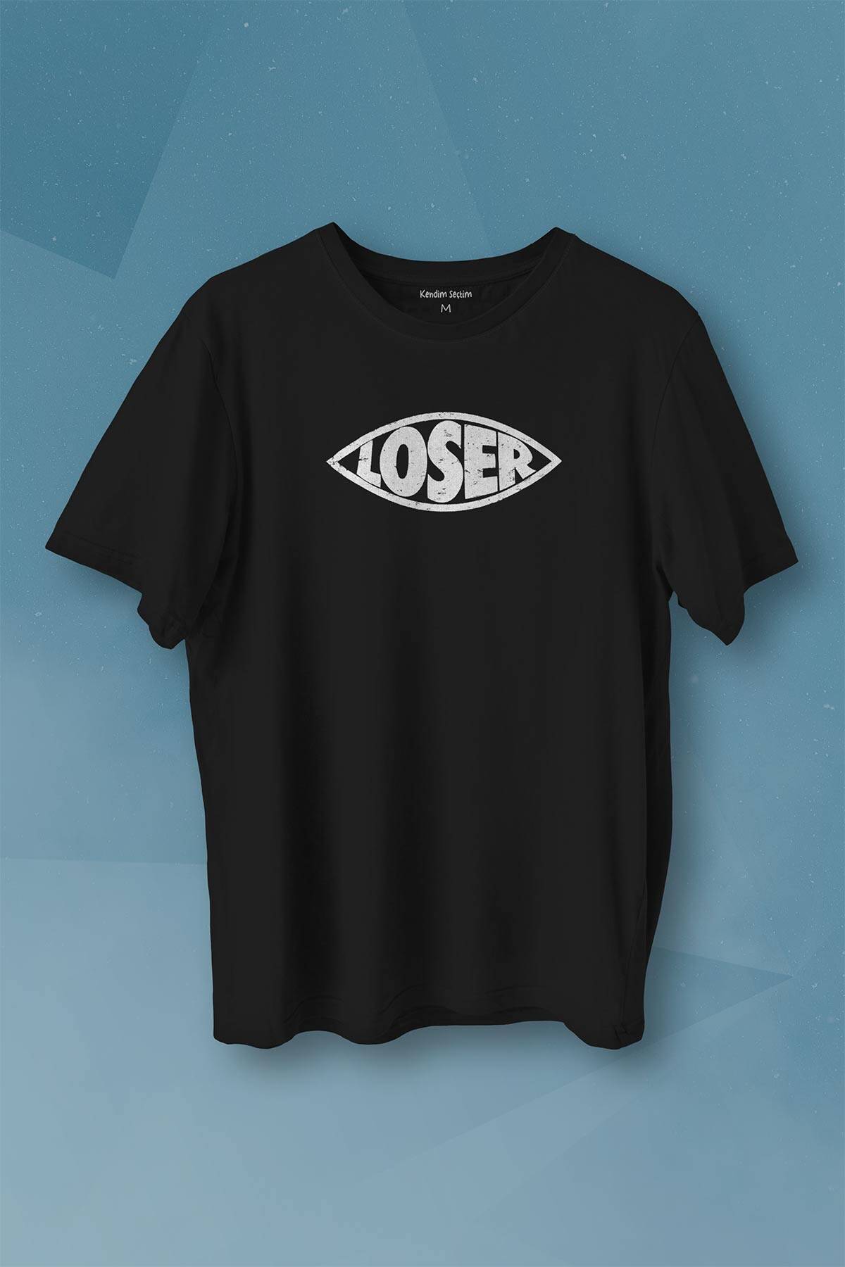 Loser The Midnight Club Dizi Baskılı Siyah Tişört Unisex
