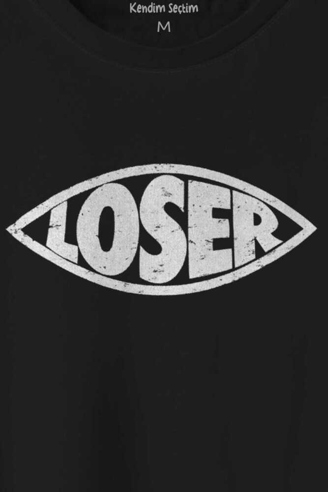 Loser The Midnight Club Dizi Baskılı Siyah Tişört Unisex (1)
