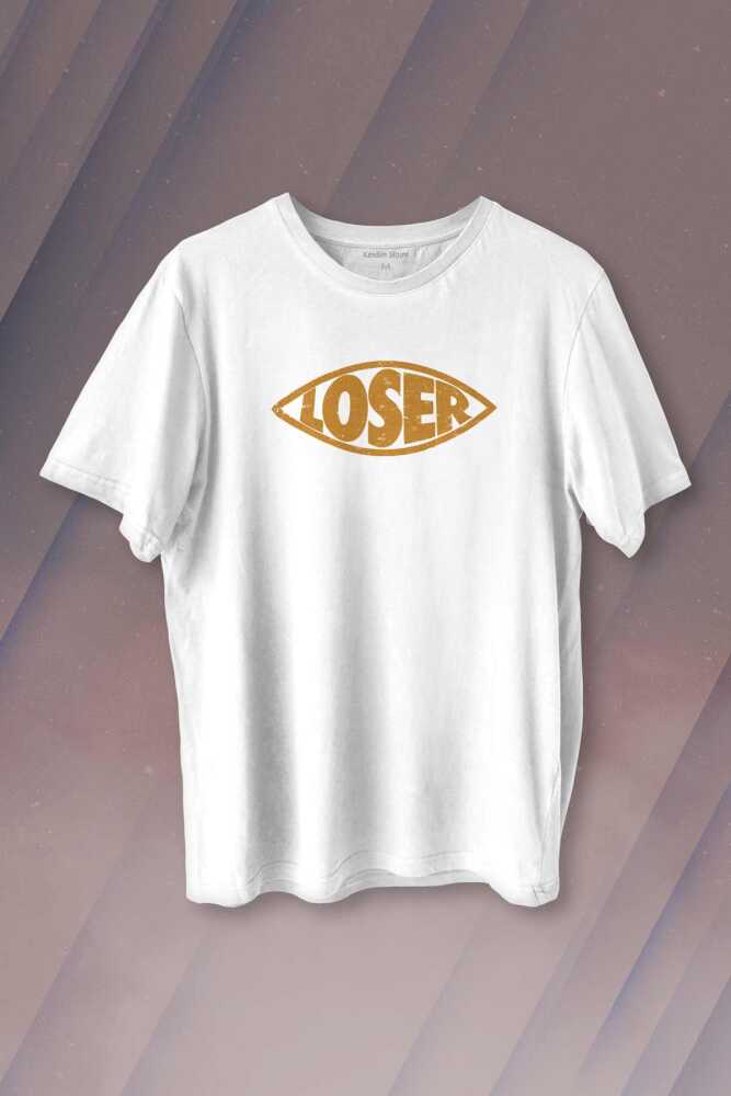 Loser The Midnight Club Dizi Baskılı Beyaz Tişört Unisex