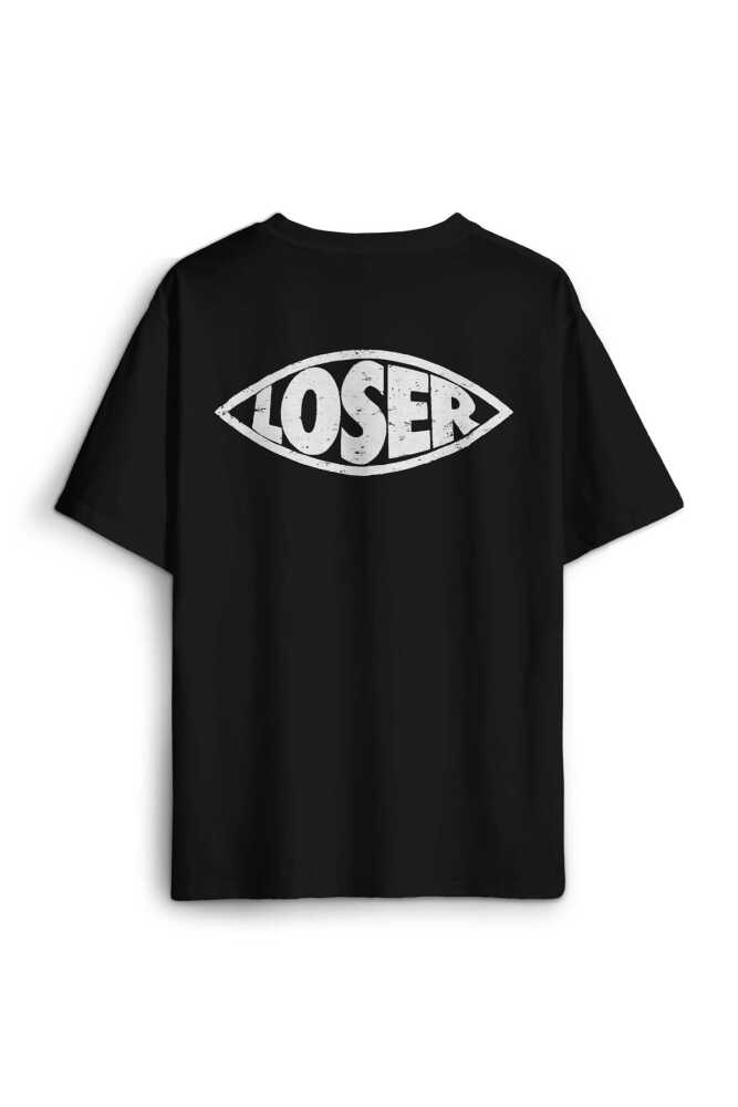 Loser The Midnight Club Dizi Sırt Ön Baskılı Oversize Tişört Unisex (1)
