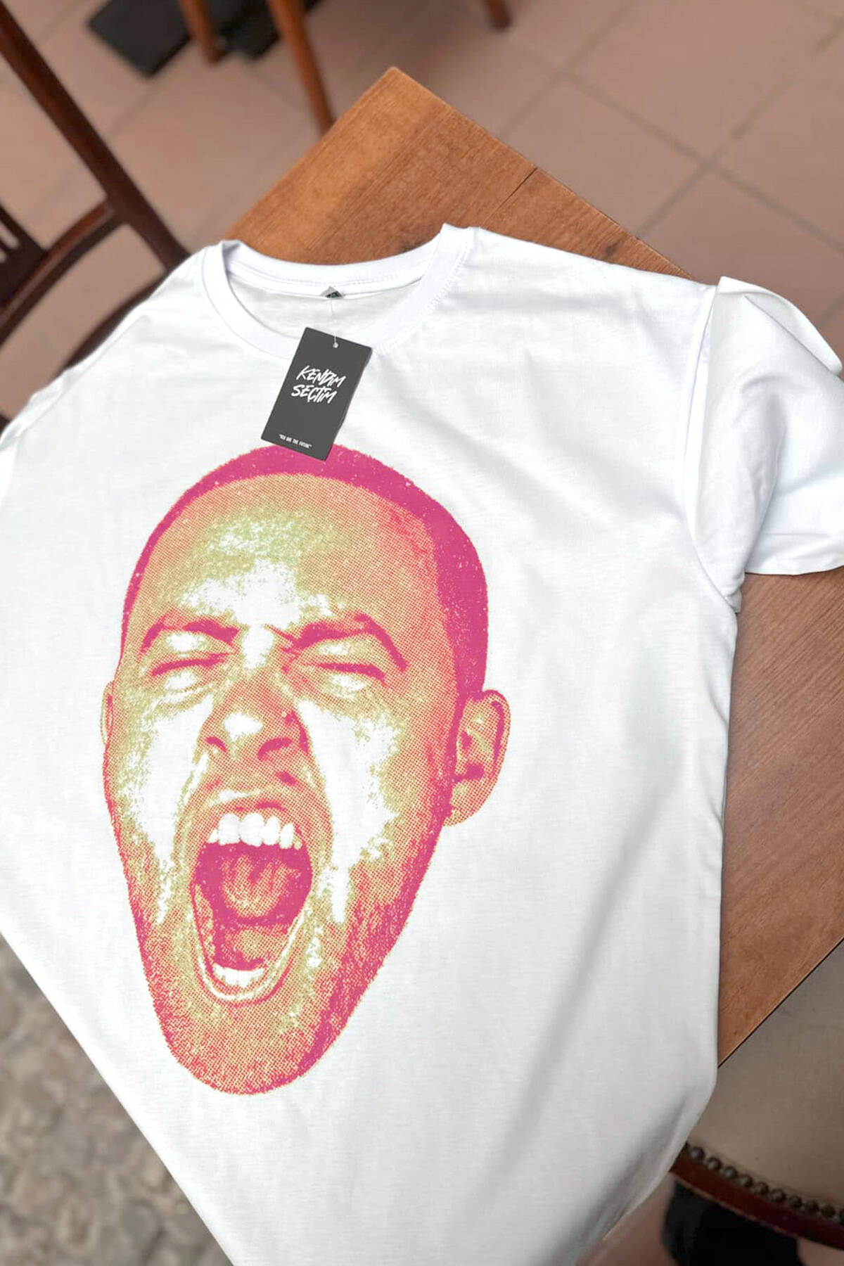 Mac Miller T-shirt Rap Hip Hop Kafa Baskılı Beyaz Oversize Tişört (1)