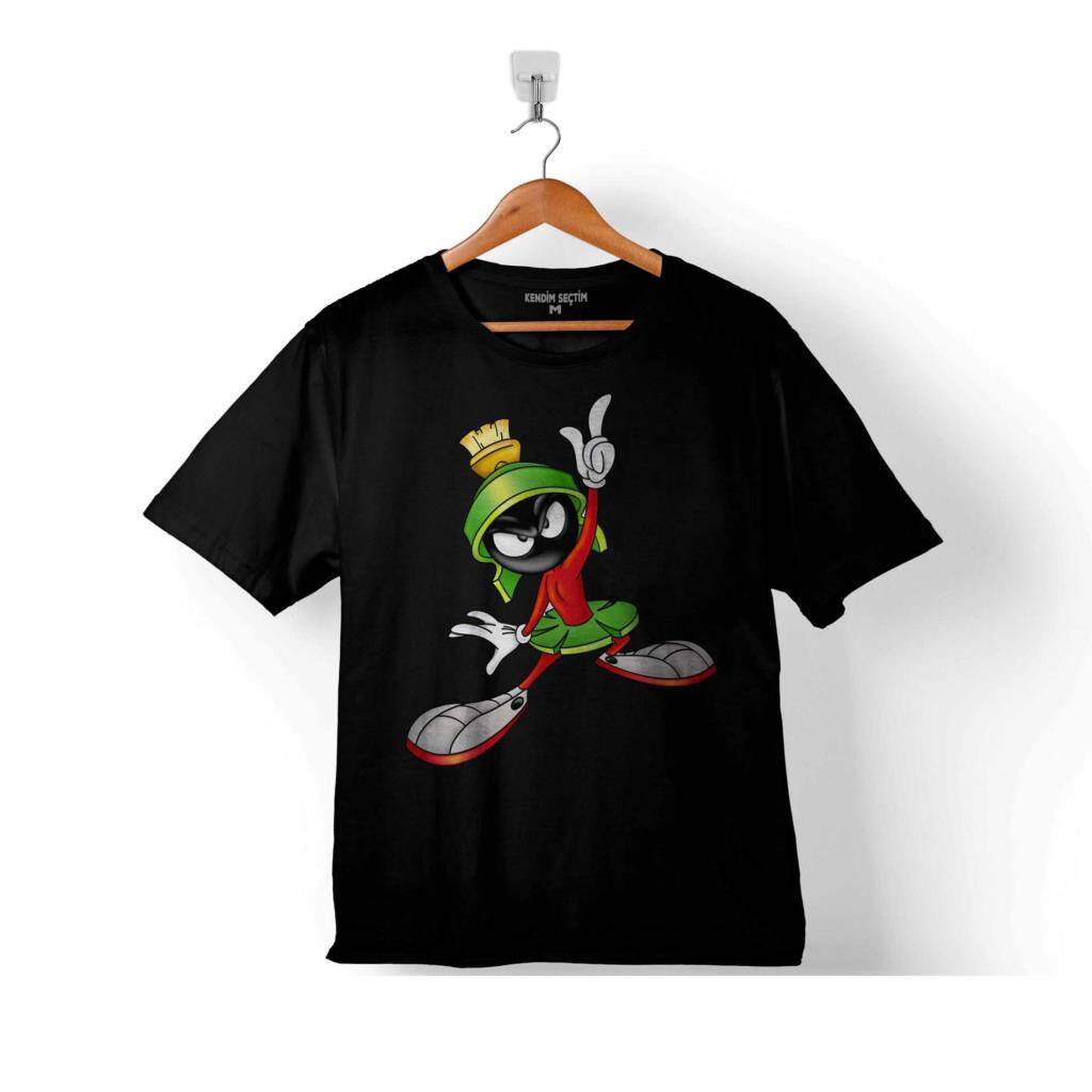 Marvin The Martian Marslı Marvin Logo Çocuk Tişört