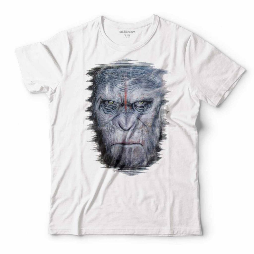 Maymunlar Cehennemi Caesar Evrim Evolution Maymun War Planet Apes Çocuk Tişört
