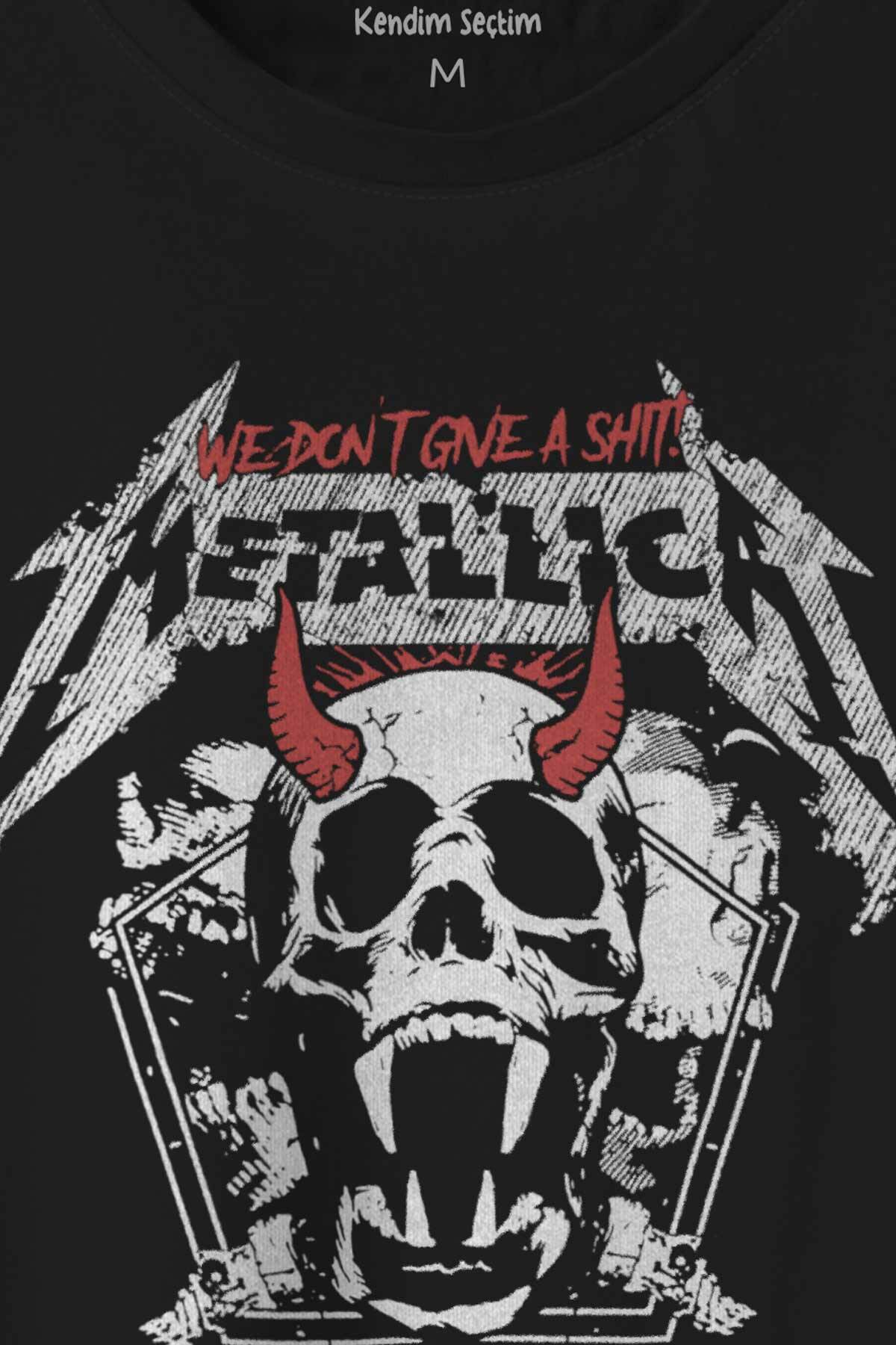 Metallica Baskılı Tişört Unisex T-shirt (1)