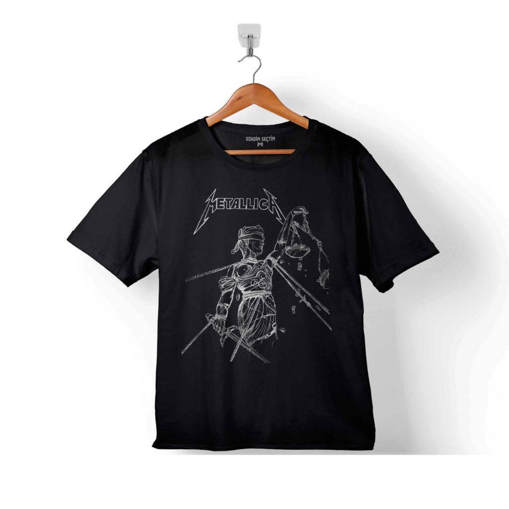 METALLICA LOGO AND JUSTICE FOR ALL ÇOCUK TİŞÖRT - 1