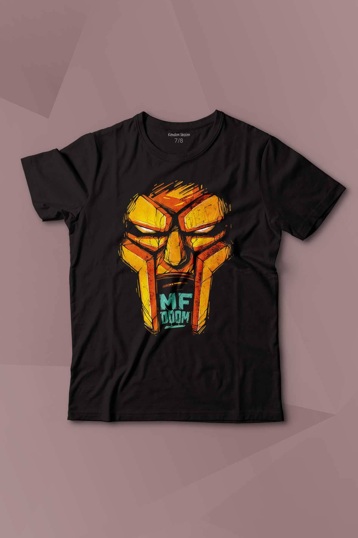 Mf Doom Hip Hop Doomsday J Dilla Rap Baskılı Çocuk Tişört Kısa Kollu - 1