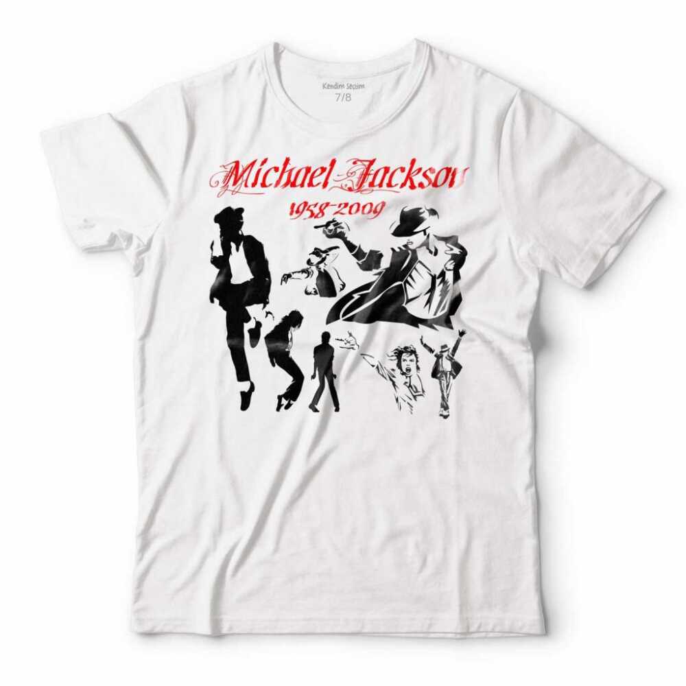 MICHAEL JACKSON SULHOUETTE ÇOCUK TİŞÖRT