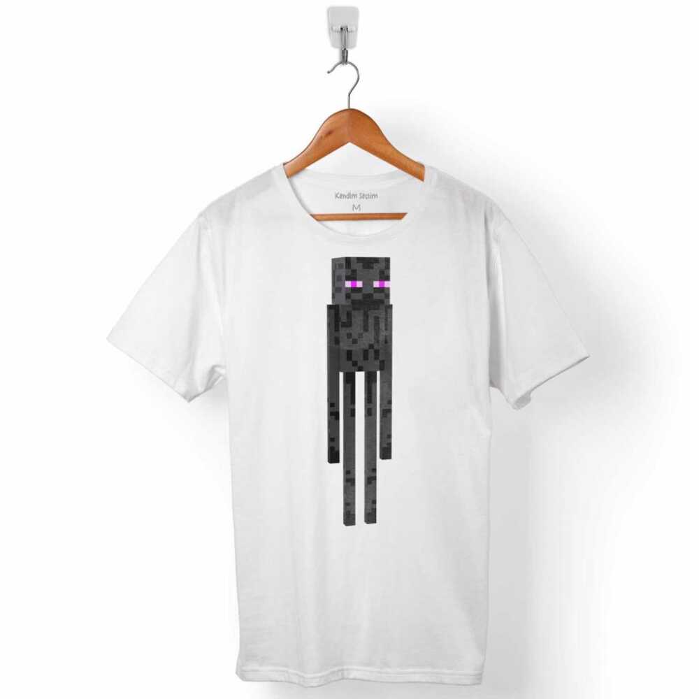 Minecraft Enderman Ender Man Erkek Tişört