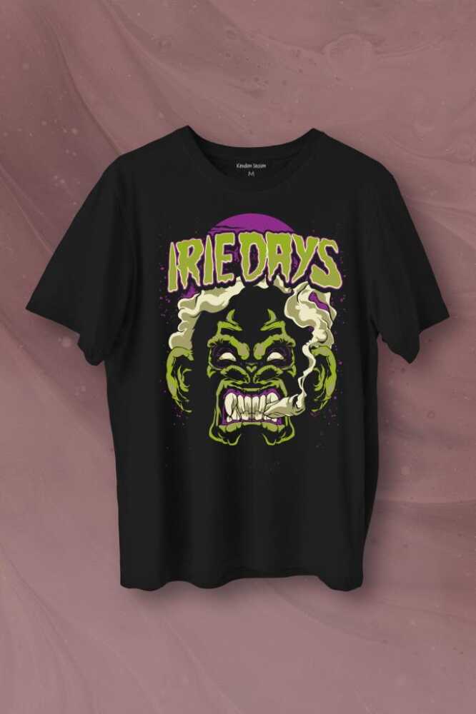 Monkey Head Days Color Renkli Maymun Animal Baskılı Tişört Unisex