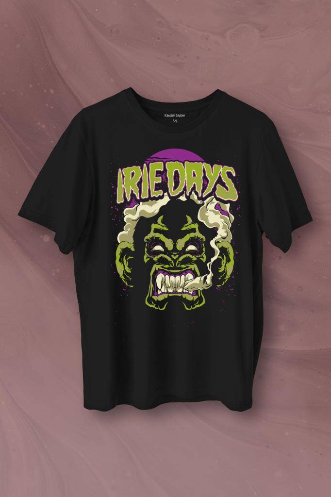 Monkey Head Days Color Renkli Maymun Animal Baskılı Tişört Unisex