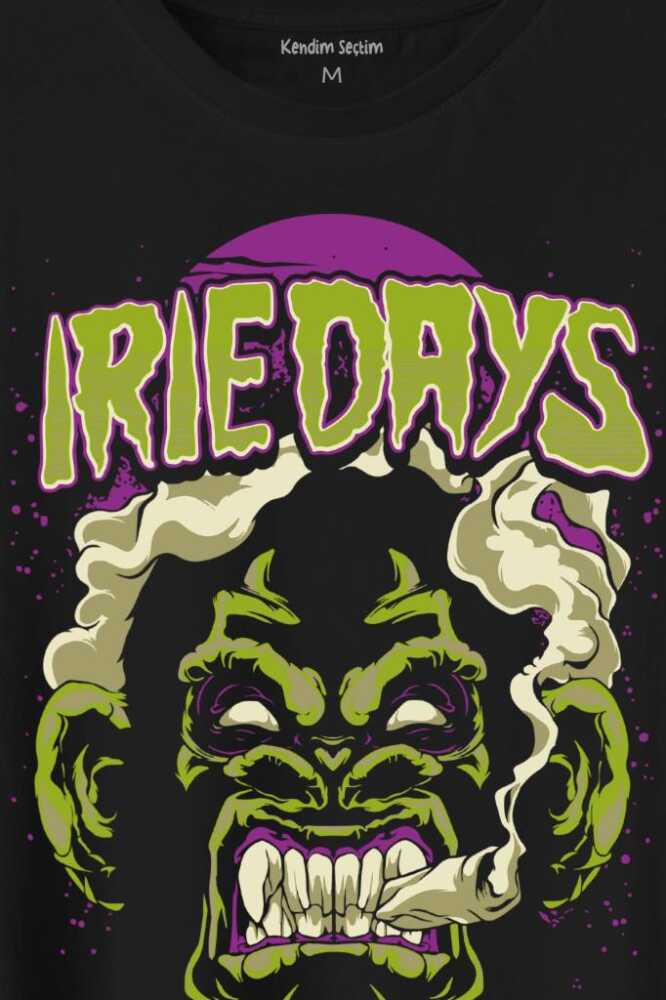 Monkey Head Days Color Renkli Maymun Animal Baskılı Tişört Unisex (1)