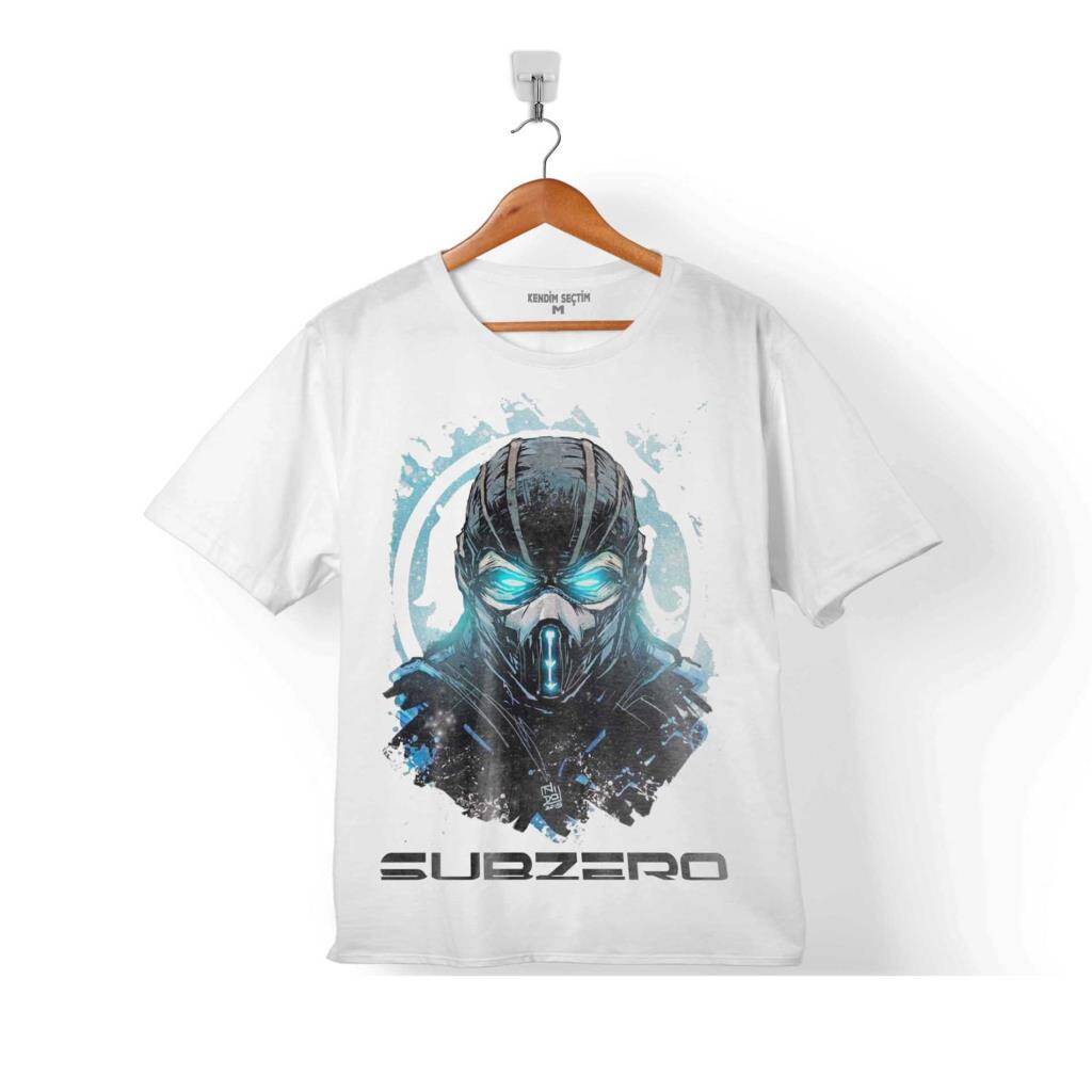 Mortal Kombat Sub Zero Logo Çocuk Tişört