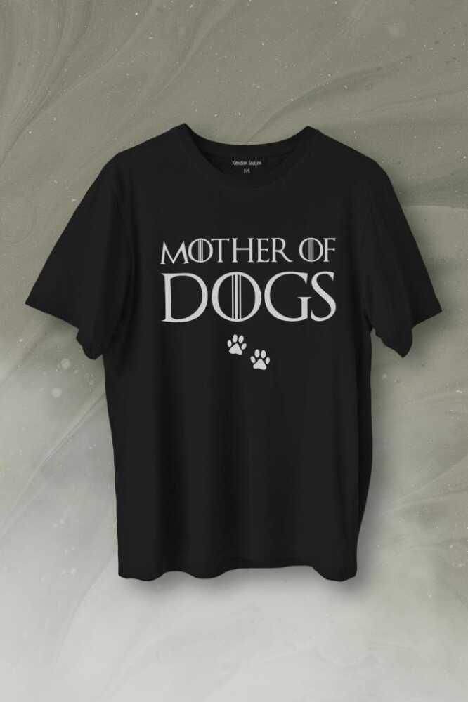 Dog Dad Köpek Babası Hayvansever Veteriner Baskılı Siyah Tişört Unisex