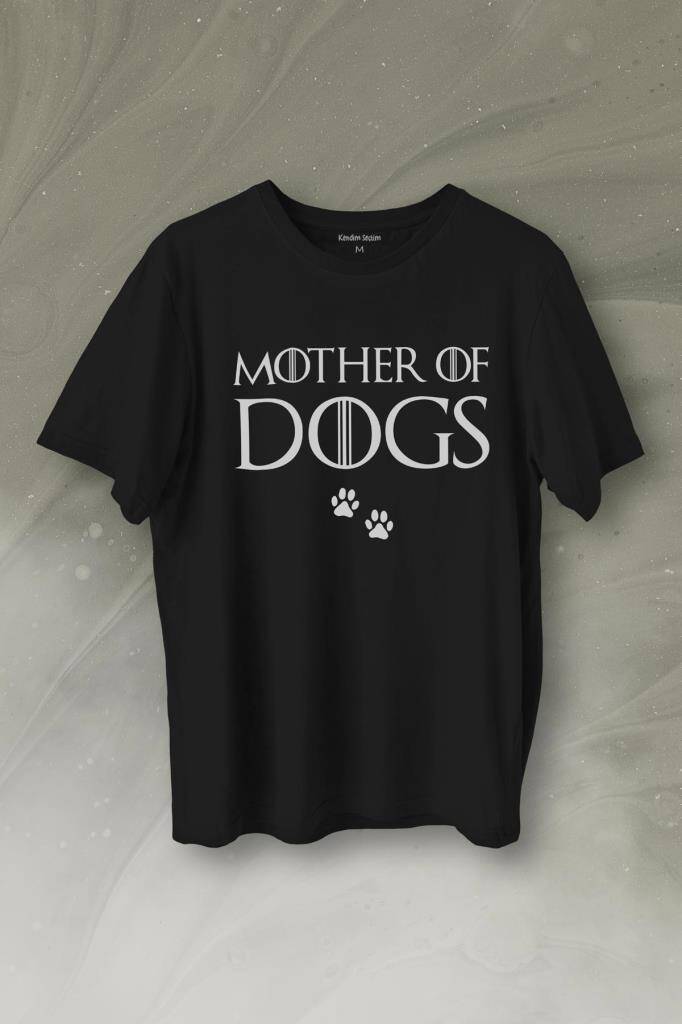 Dog Dad Köpek Babası Hayvansever Veteriner Baskılı Siyah Tişört Unisex
