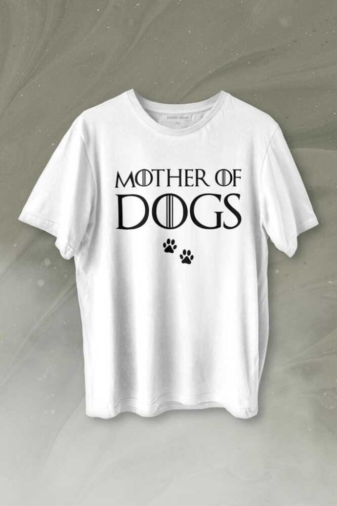Dog Dad Köpek Babası Hayvansever Veteriner Baskılı Beyaz Tişört Unisex