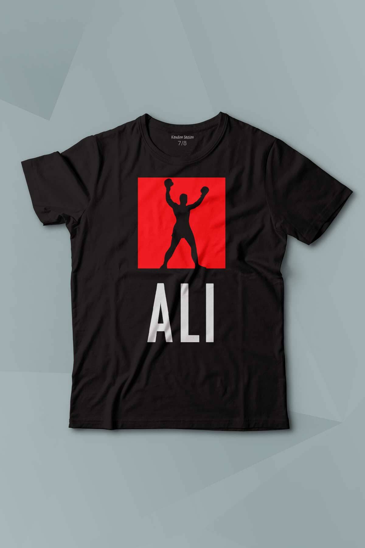 Muhammed Ali Box The Skill Baskılı Çocuk Tişört Kısa Kollu