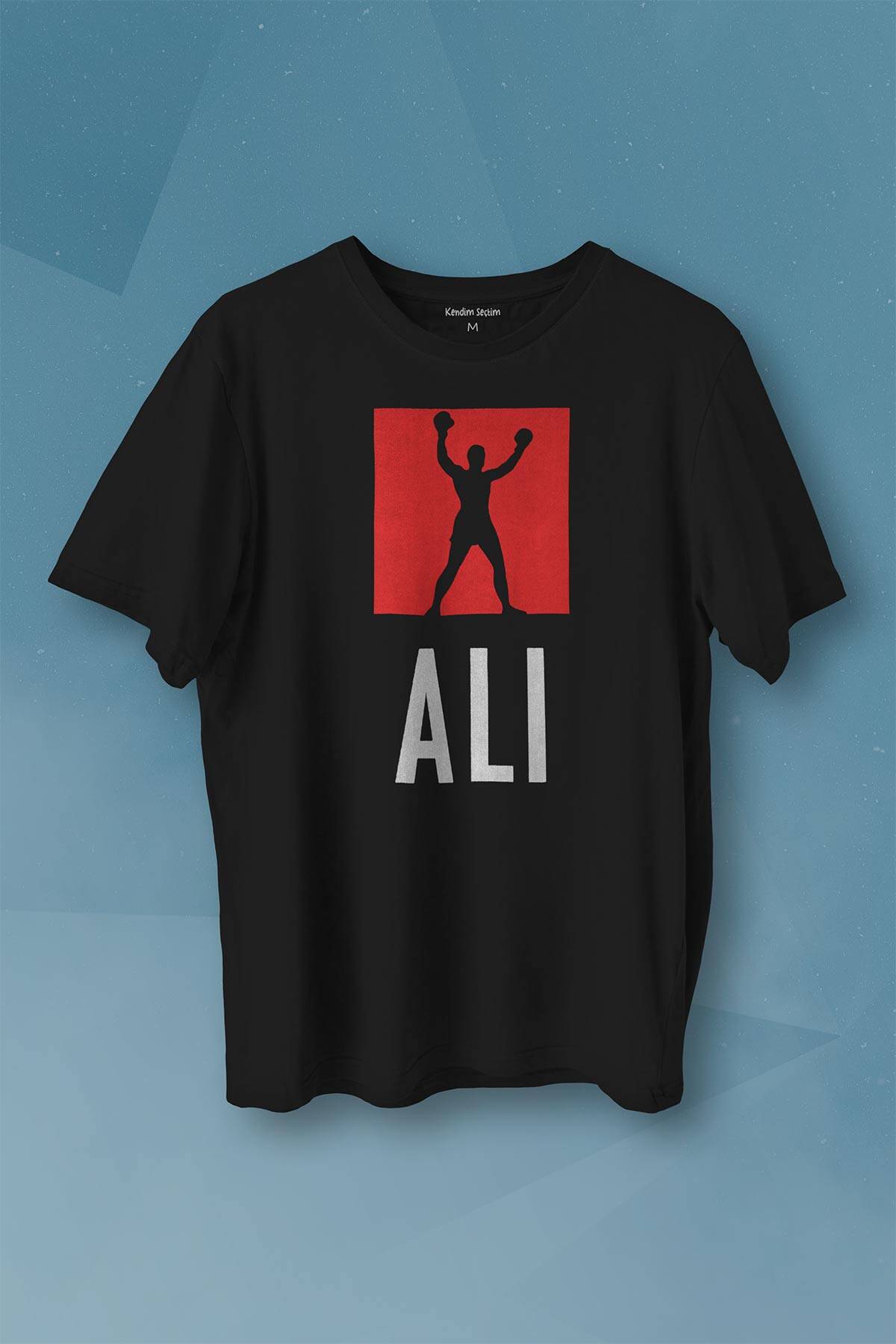 Muhammed Ali Box The Skill Baskılı Tişört Unisex