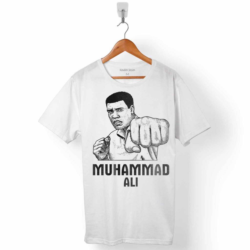 Muhammed Ali Clay Boks Boxing Legend Erkek Tişört