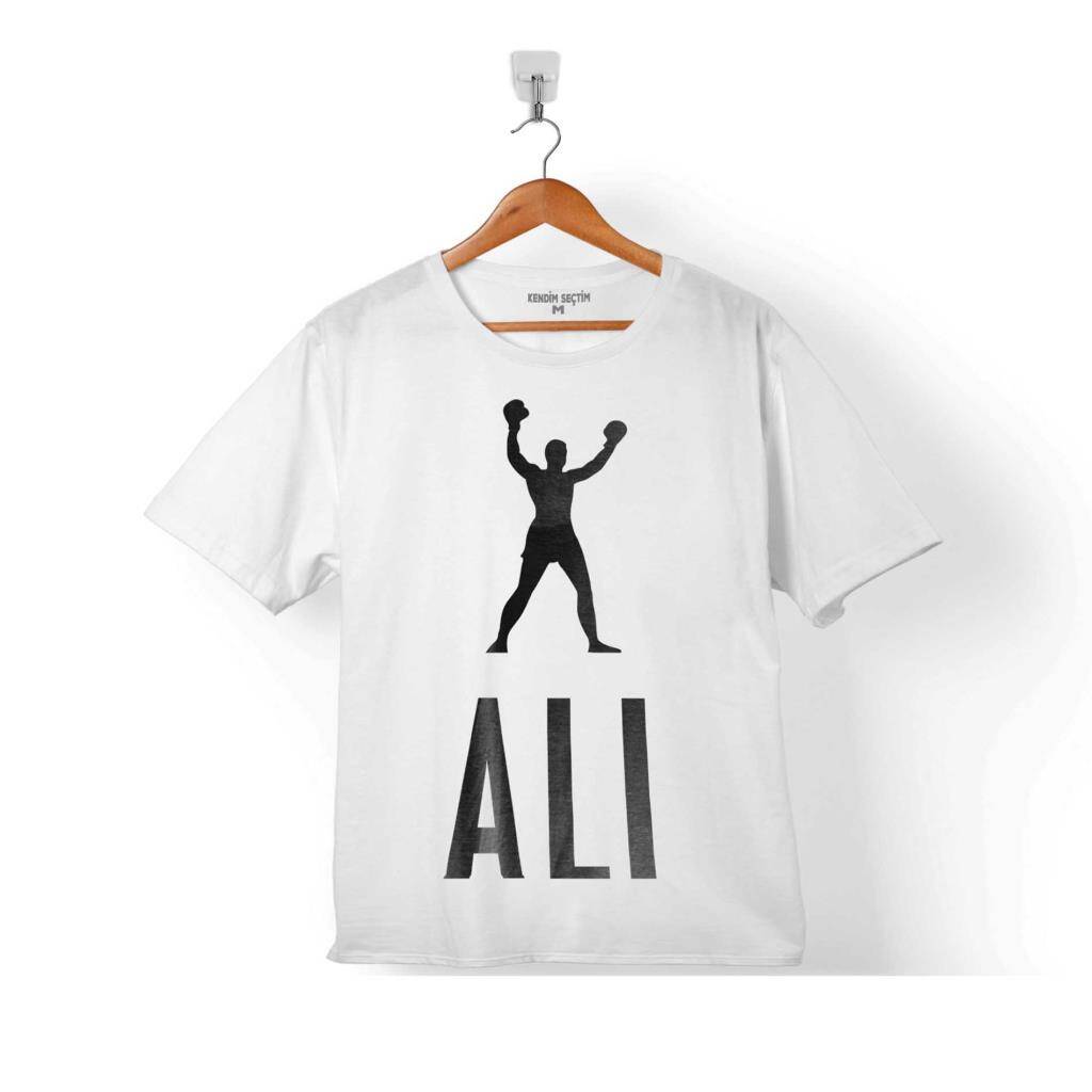 Muhammed Muhammad Ali Smile Boks Boksör Çocuk Tişört Beyaz