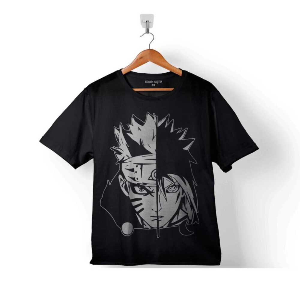 Naruto And Sasuke Uzumaki Uchiha Decal Çocuk Tişört