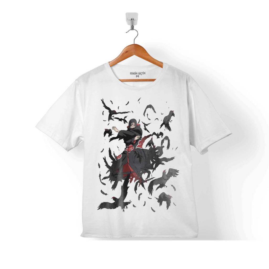 Naruto Nanatsu Itachi Crow Karga Çocuk Tişört